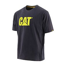 CAT T-Shirt Trademark Baumwolle marine