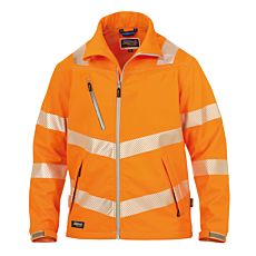 Wikland Sicherheits Softshell Jacke mit Innentaschen orange