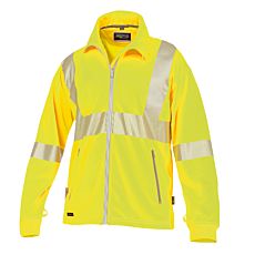 Wikland Sicherheits Sweat-Jacke mit Seitentaschen gelb