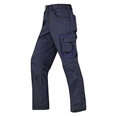 Pantalon de travail Wikland pour dames avec passepoil réfléchissant marine