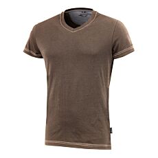 T-shirt Wikland pour dames en single jersey brun