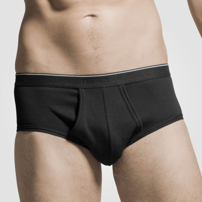 ISA Herren-Slip mit Öffnung 100% Baumwolle