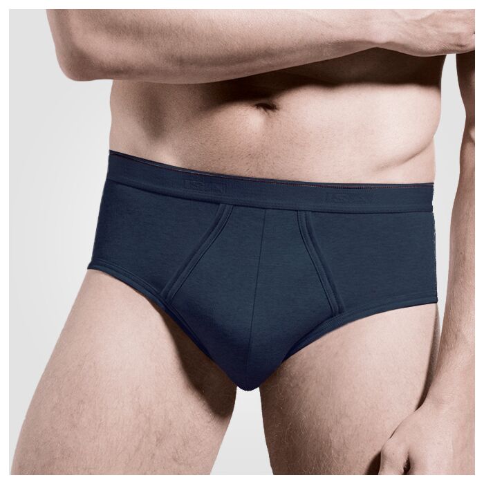 ISA Herren-Slip mit Öffnung 100% Baumwolle