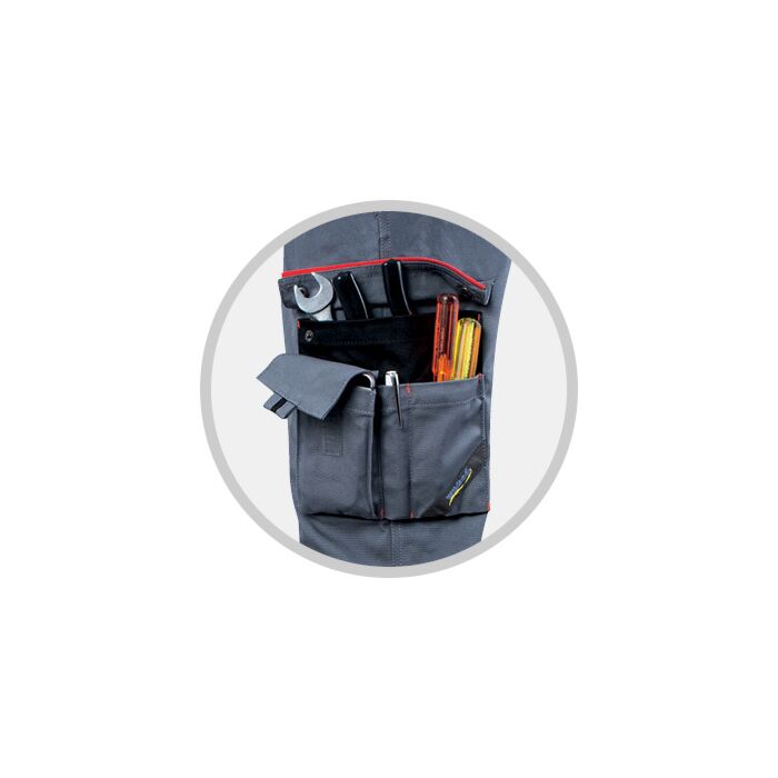 Pantalon de travail avec taille réglable et 8 poches Wikland