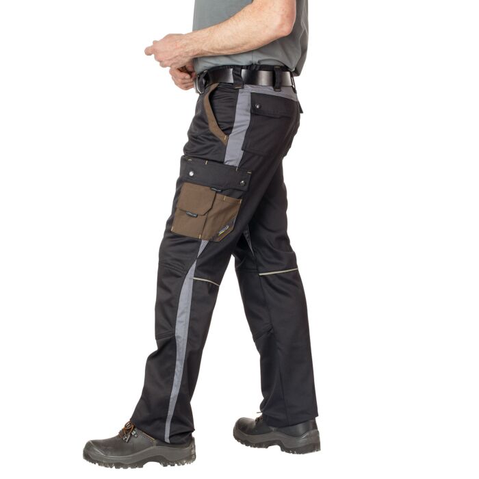 Wikland Arbeitshose mit Reflex-Piping und Stretch-Einsätzen