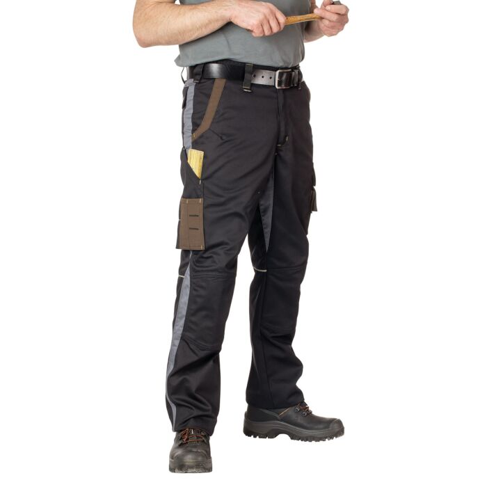 Wikland Arbeitshose mit Reflex-Piping und Stretch-Einsätzen
