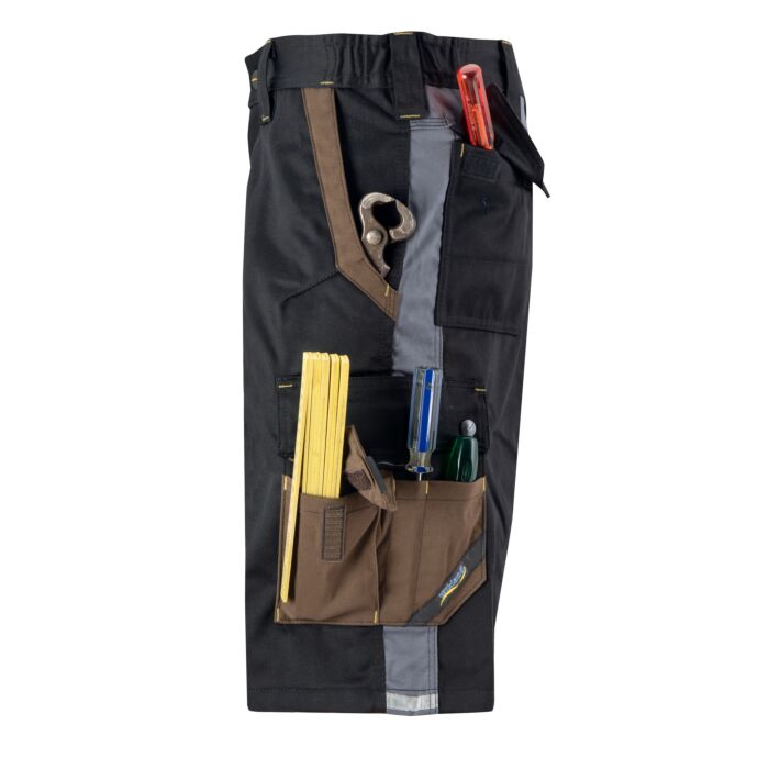 Short de travail Wikland avec empiècements stretch