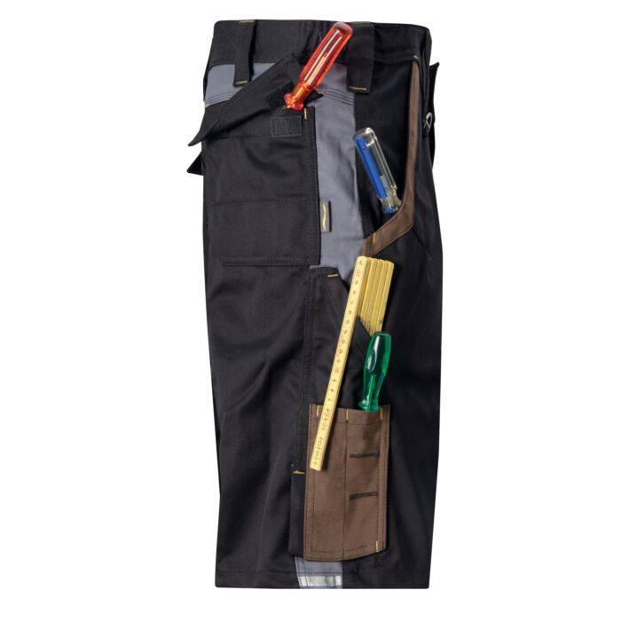Short de travail Wikland avec empiècements stretch