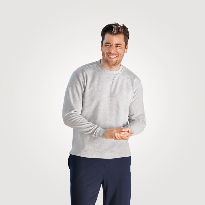 Sweat-shirt avec encolure arrondie unisexe