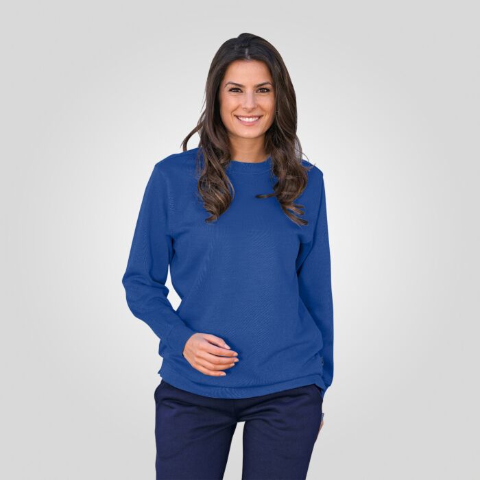 Sweat-shirt avec encolure arrondie unisexe