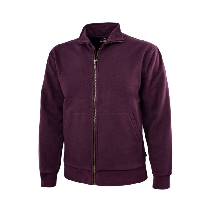 Sweat-Jacke mit Reissverschluss