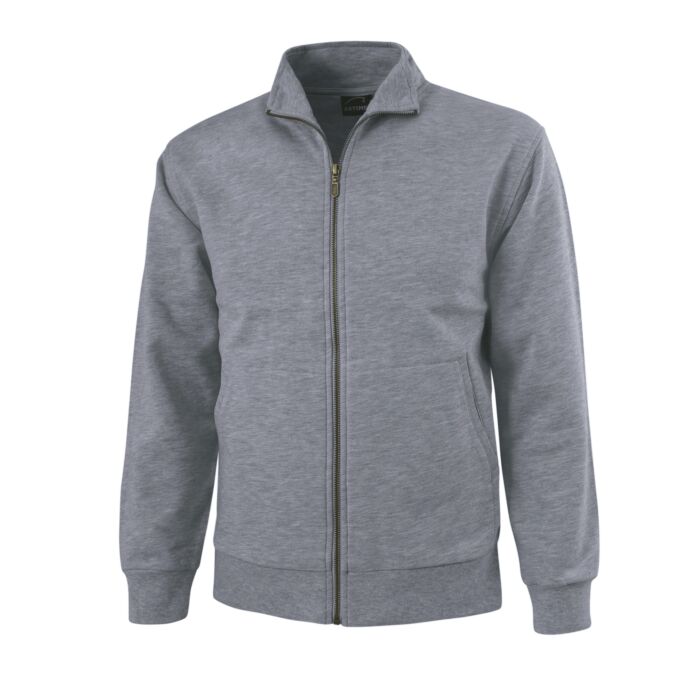 Sweat-Jacke mit Reissverschluss