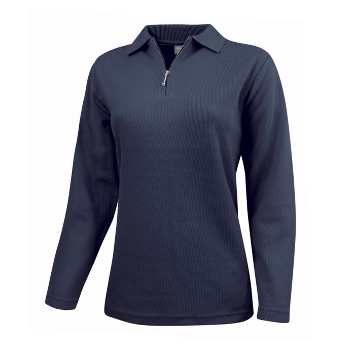 Sweat-shirt à fines côtes