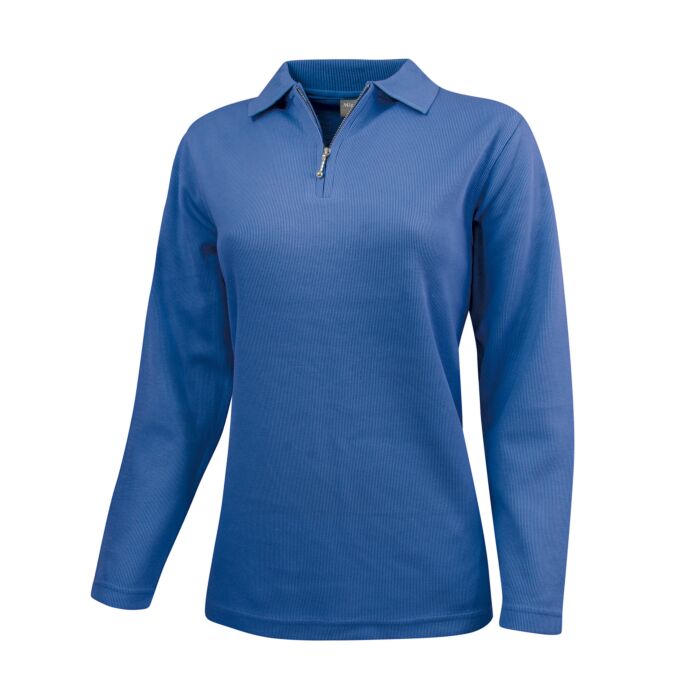 Sweat-shirt à fines côtes