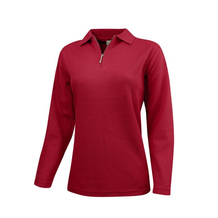Sweat-shirt à fines côtes