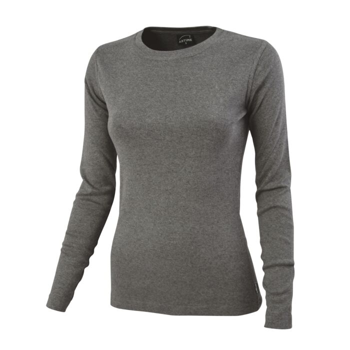 Pull à encolure arrondie coton
