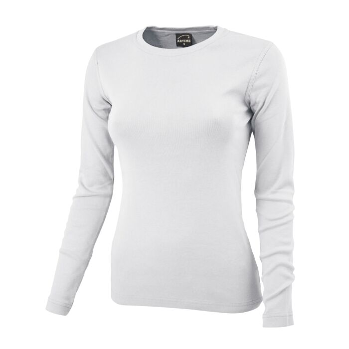 Pull à encolure arrondie coton