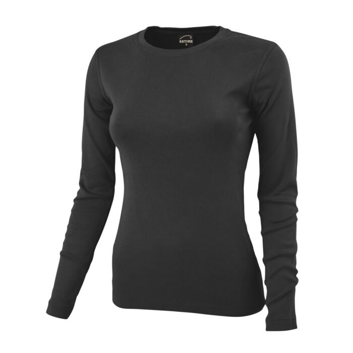 Pull à encolure arrondie coton