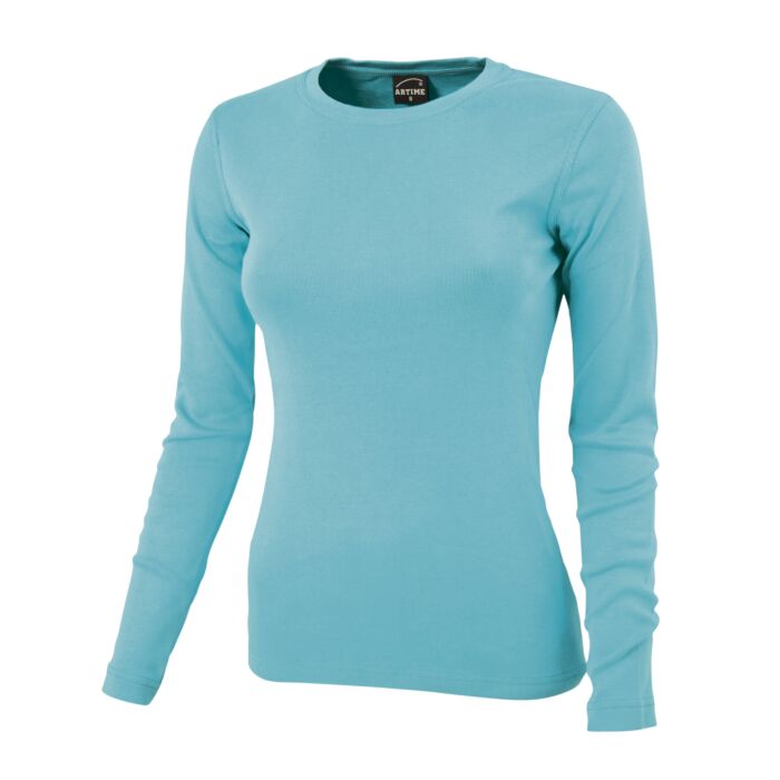 Pull à encolure arrondie coton