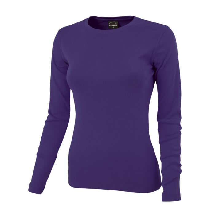 Pull à encolure arrondie coton