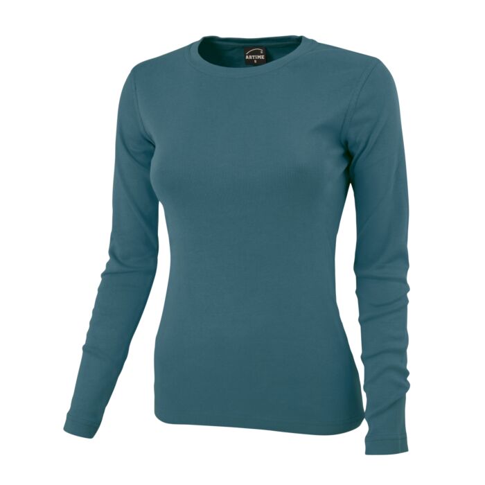 Pull à encolure arrondie coton