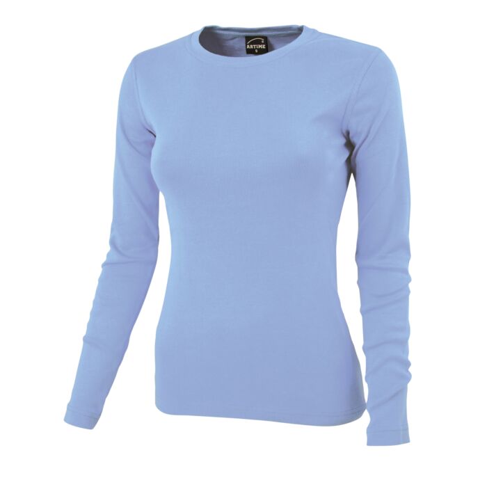 Pull à encolure arrondie coton