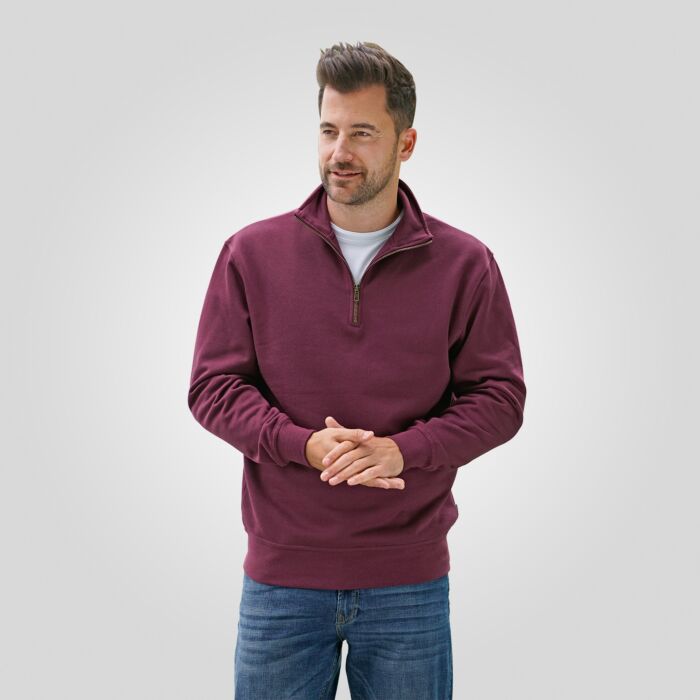 Sweater mit Reissverschluss unisex