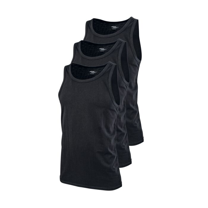 3er Pack Herren Unterhemden 100% Baumwolle