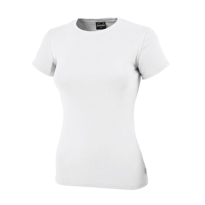 Angenehmes Rundhals Damen T-Shirt