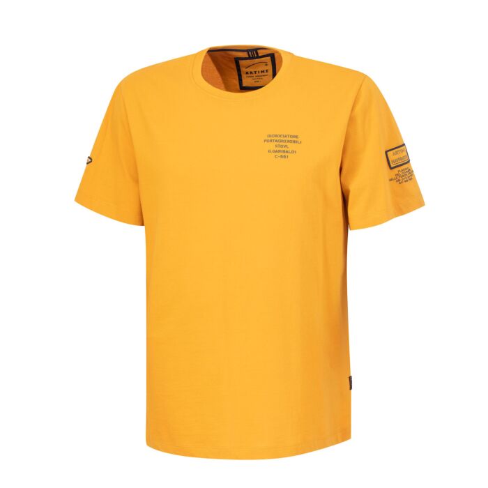 T-shirt avec impression et emblèmes main product photo