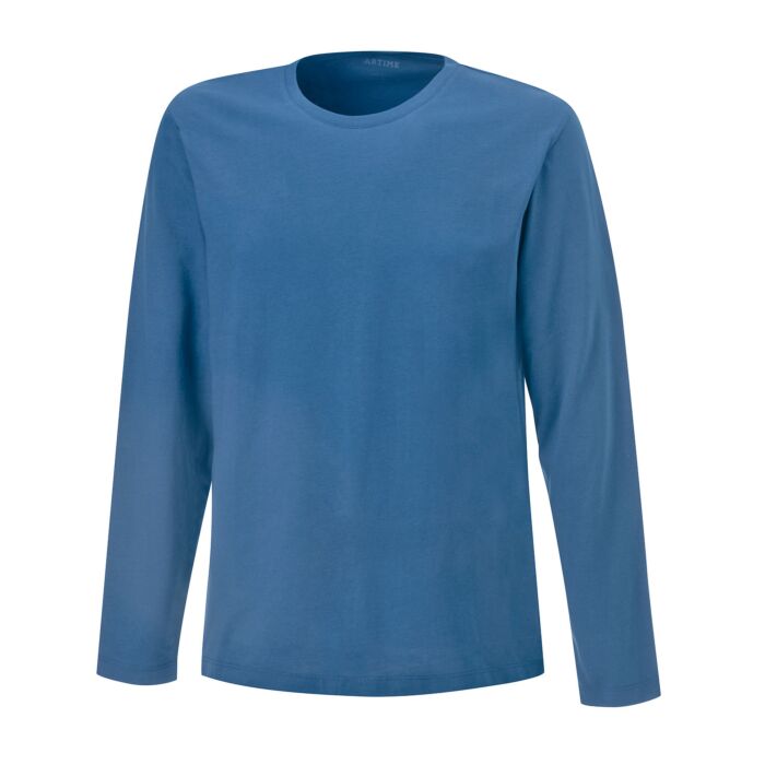 GOTS-zertifiziertes Herren Basic Langarmshirt