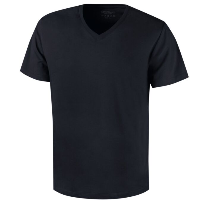 GOTS-Zertifiziertes Herren Basic V-Neck T-Shirt