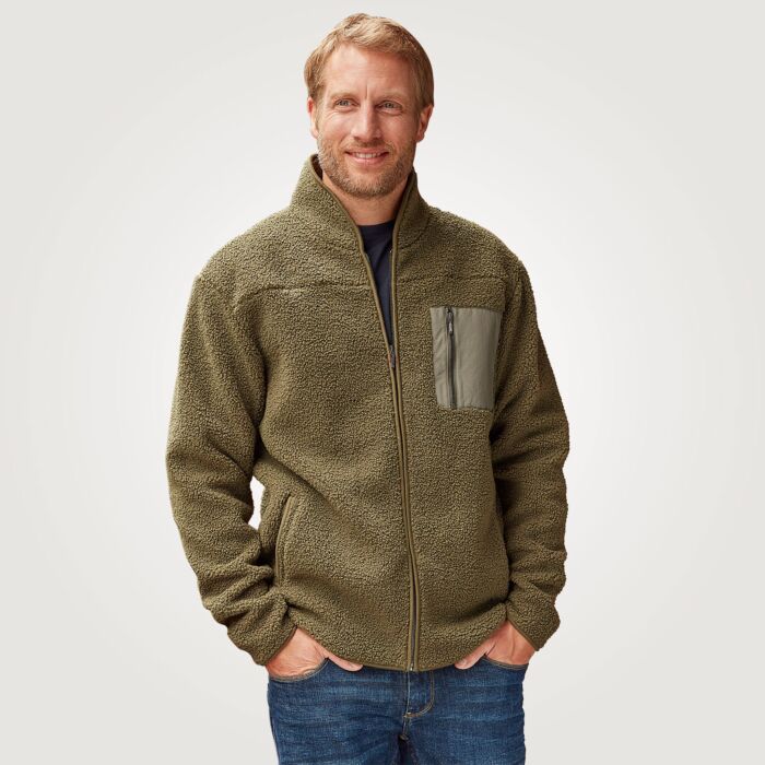 Explorer Curly Fleece Jacke für Herren