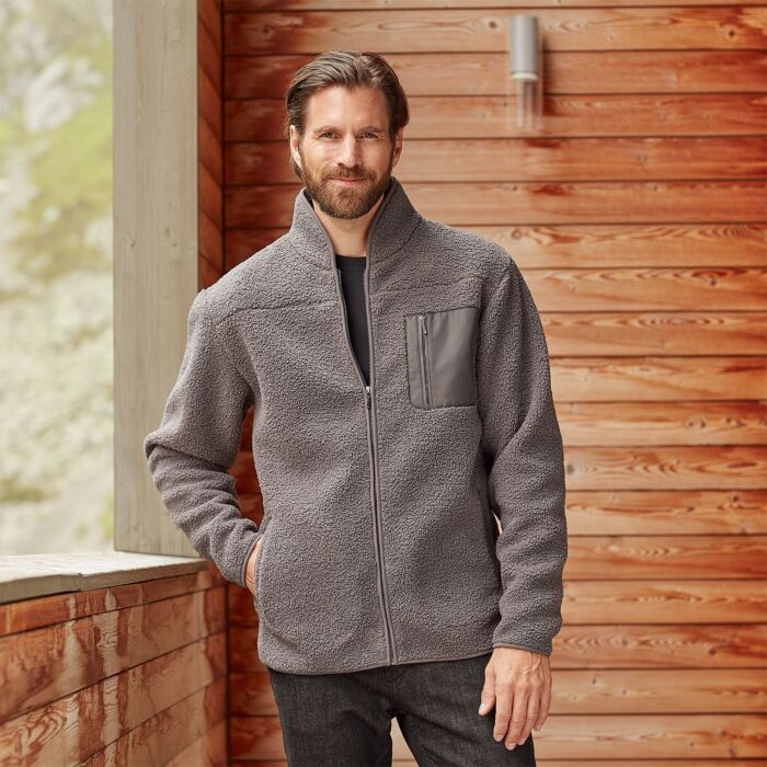 Explorer Curly Fleece Jacke für Herren