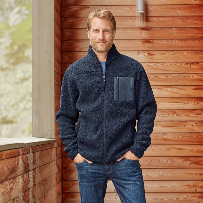 Explorer Curly Fleece Jacke für Herren