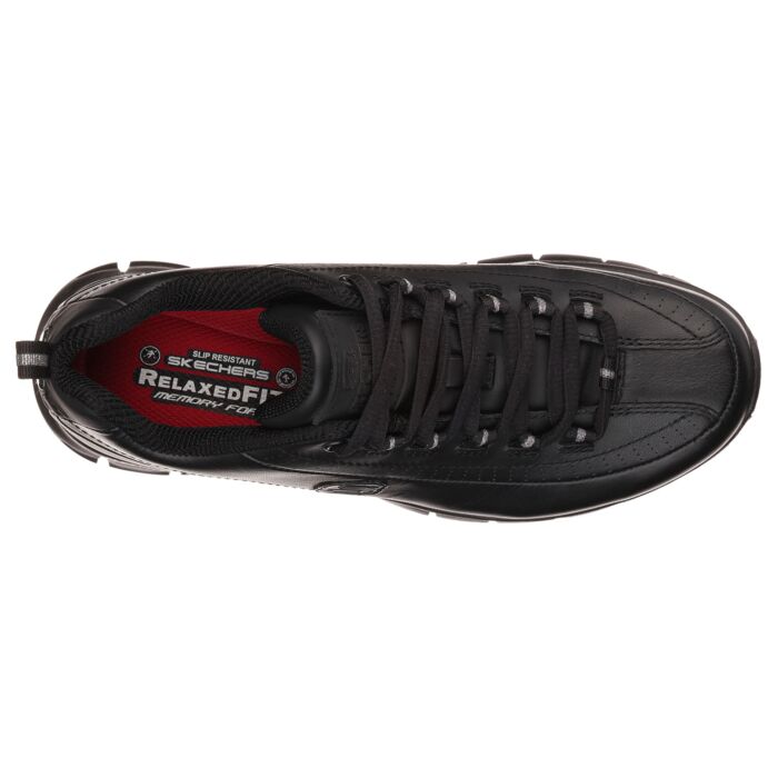 SKECHERS Arbeitsschnürschuh aus Leder