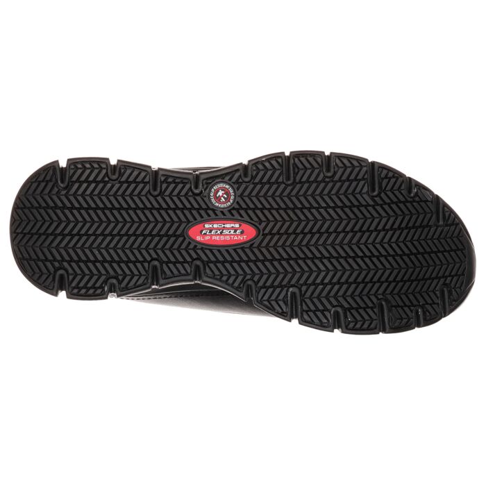 SKECHERS Arbeitsschnürschuh aus Leder