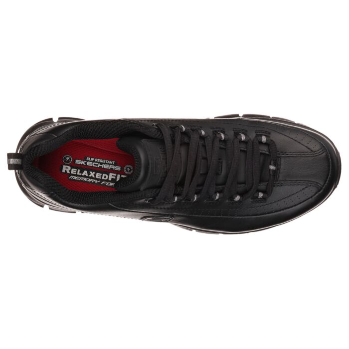 SKECHERS Arbeitsschnürschuh aus Leder