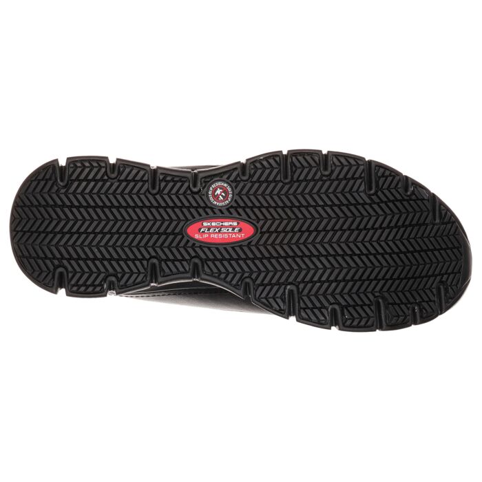 SKECHERS Arbeitsschnürschuh aus Leder