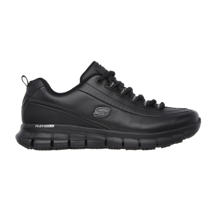 SKECHERS Arbeitsschnürschuh aus Leder