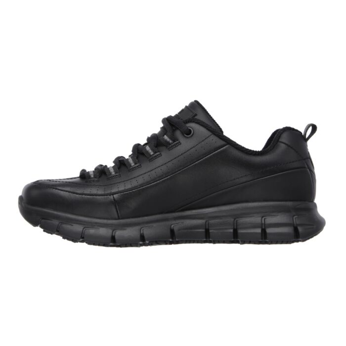 SKECHERS Arbeitsschnürschuh aus Leder