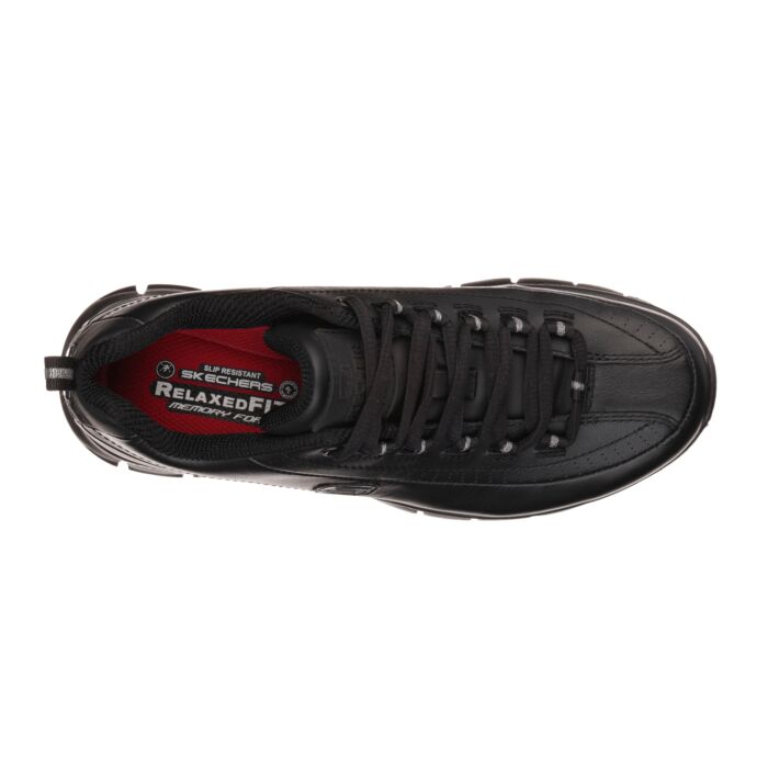 SKECHERS Arbeitsschnürschuh aus Leder