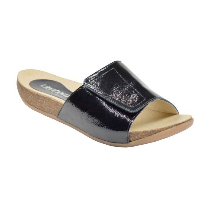 Lienhard Pantolette Lackleder & Korksohle mit Futter main product photo