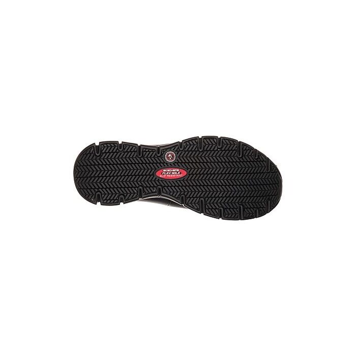 Chaussures avec doublure Skechers slippers en cuir, noir