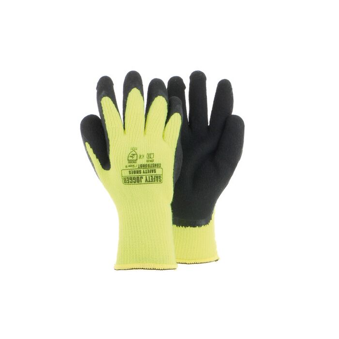 Box avec chaussure de sécurité d'hiver, bonnet, gants, chaussettes