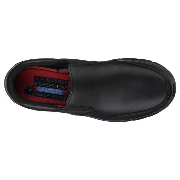 SKECHERS Slippers mit Futter für Herren aus Leder