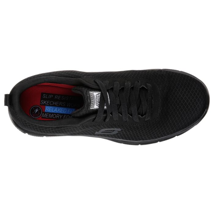 SKECHERS WORK Schnürschuh Unisex schwarz