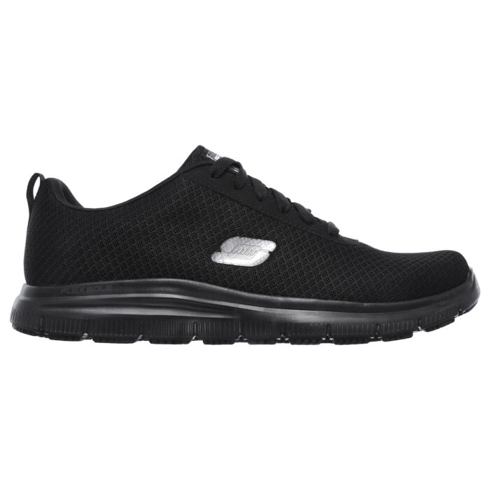 SKECHERS WORK Schnürschuh Unisex schwarz