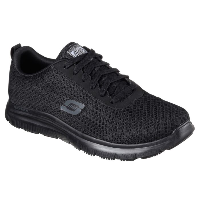 SKECHERS WORK Schnürschuh Unisex schwarz