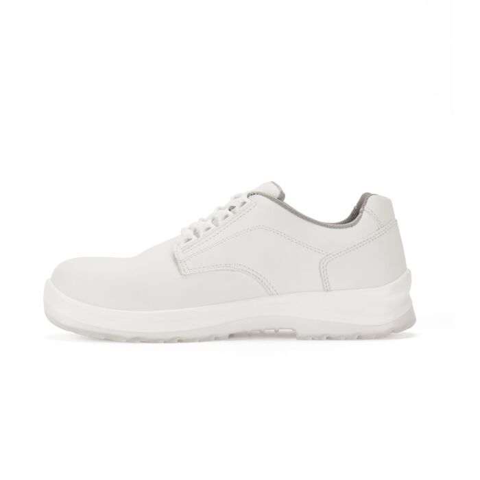 Sicherheitshalbschuh weiss mit Futter